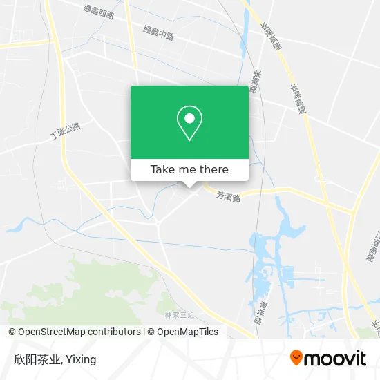 欣阳茶业 map