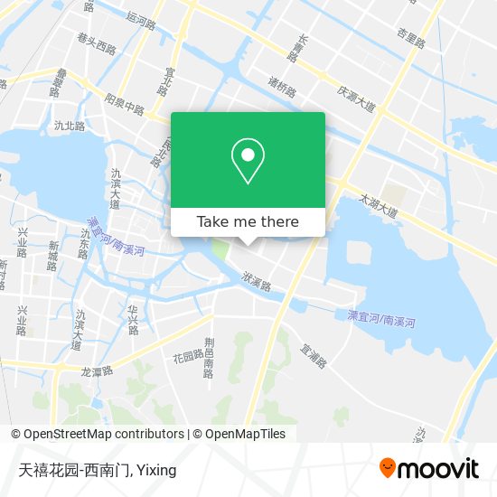 天禧花园-西南门 map