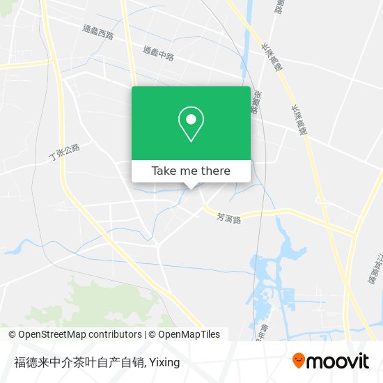 福德来中介茶叶自产自销 map