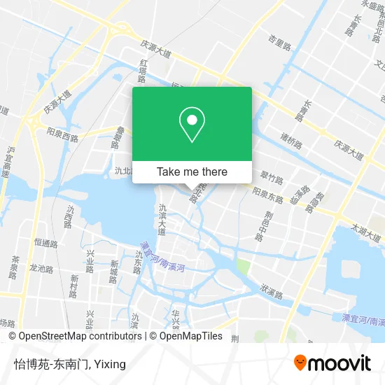 怡博苑-东南门 map