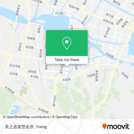 美之选发型会所 map