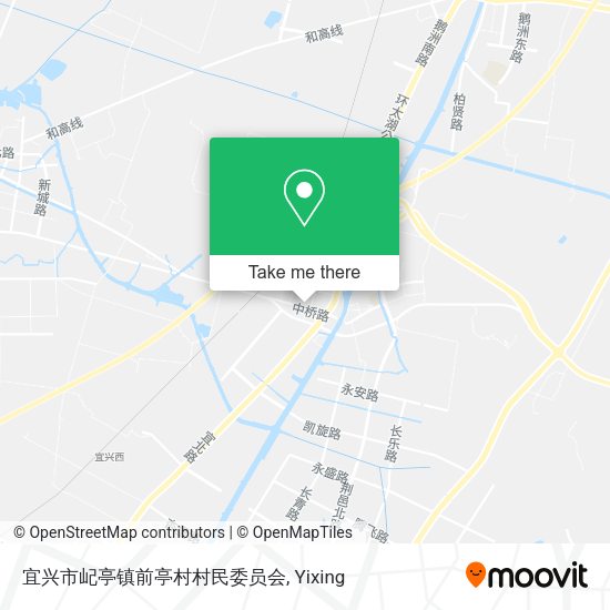 宜兴市屺亭镇前亭村村民委员会 map