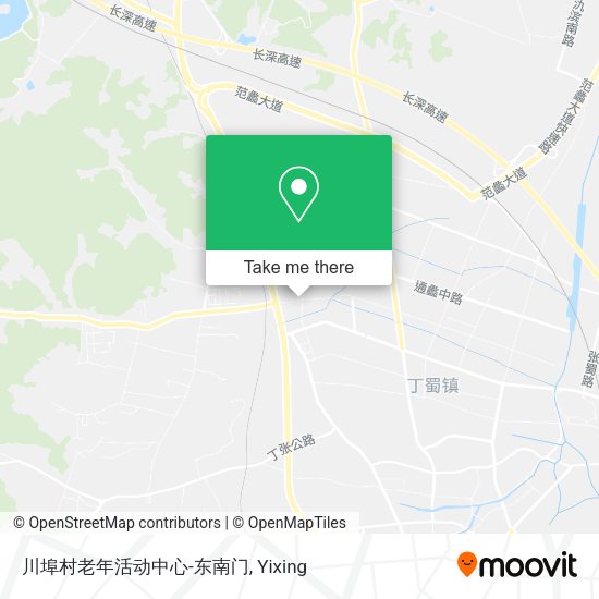 川埠村老年活动中心-东南门 map