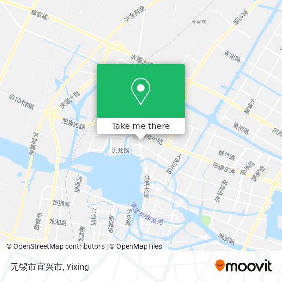无锡市宜兴市 map