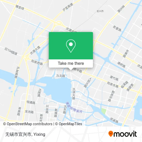 无锡市宜兴市 map