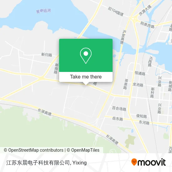 江苏东晨电子科技有限公司 map