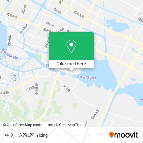 中交上东湾E区 map