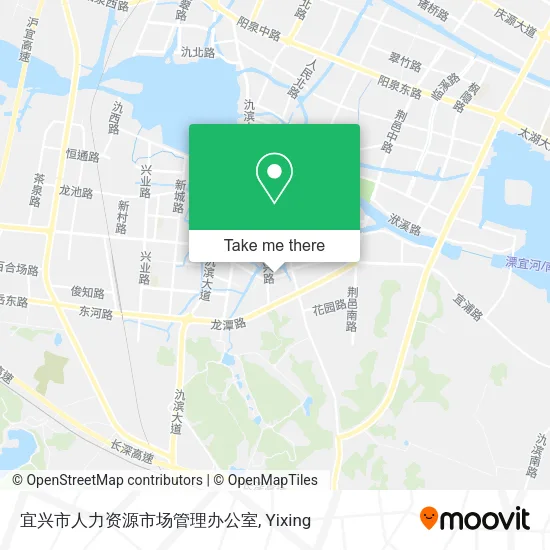 宜兴市人力资源市场管理办公室 map