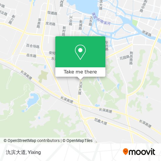 氿滨大道 map