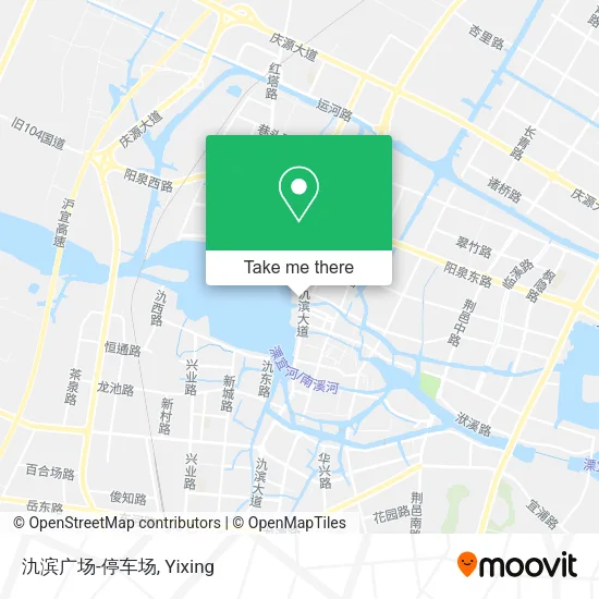 氿滨广场-停车场 map