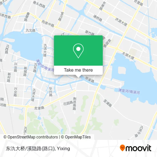 东氿大桥/溪隐路(路口) map