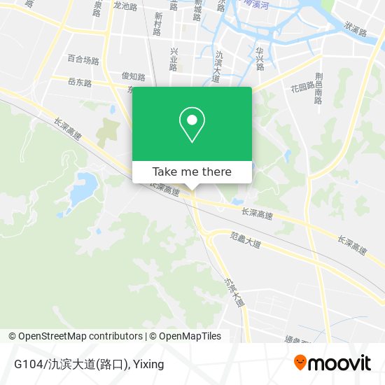 G104/氿滨大道(路口) map