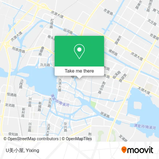 U美小屋 map