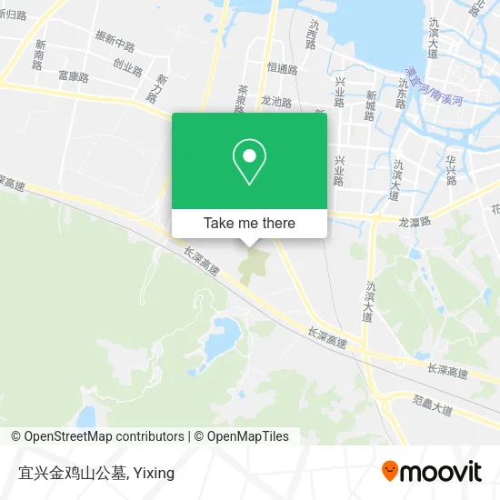 宜兴金鸡山公墓 map