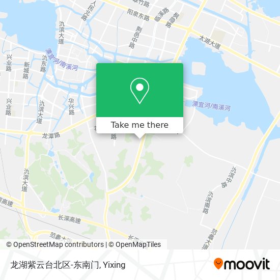龙湖紫云台北区-东南门 map