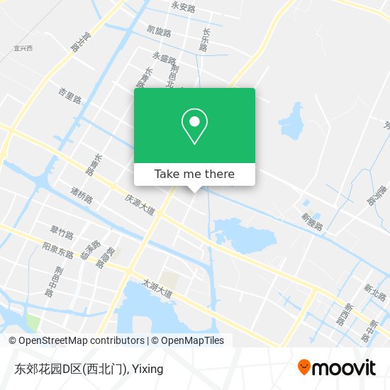 东郊花园D区(西北门) map