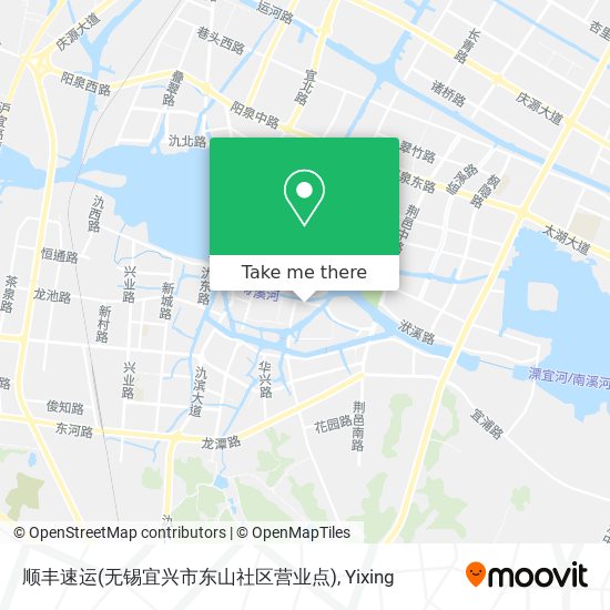 顺丰速运(无锡宜兴市东山社区营业点) map