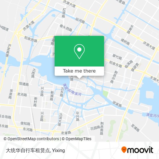 大统华自行车租赁点 map