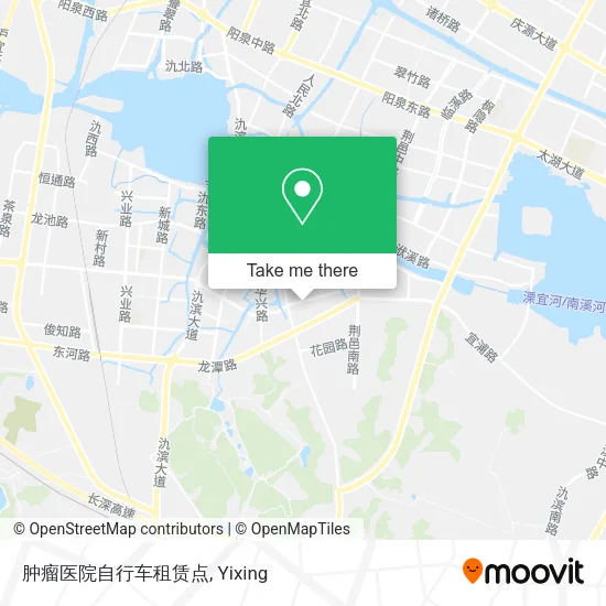 肿瘤医院自行车租赁点 map