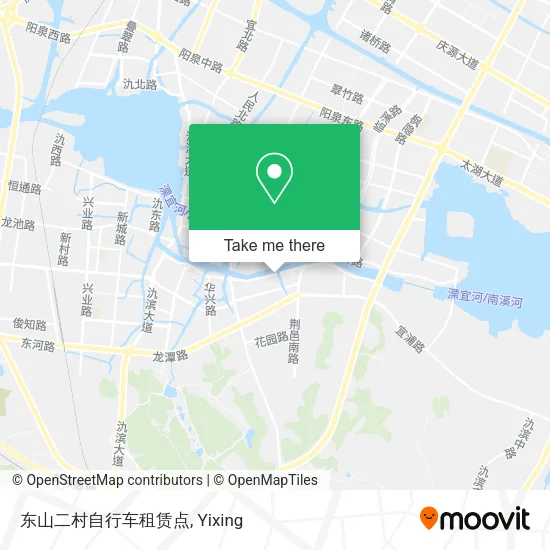 东山二村自行车租赁点 map
