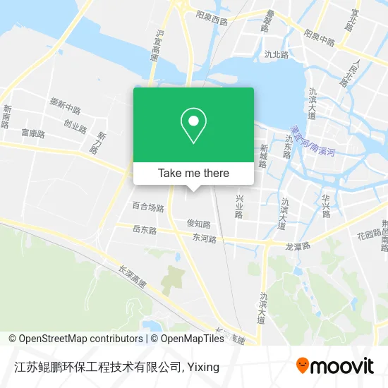 江苏鲲鹏环保工程技术有限公司 map