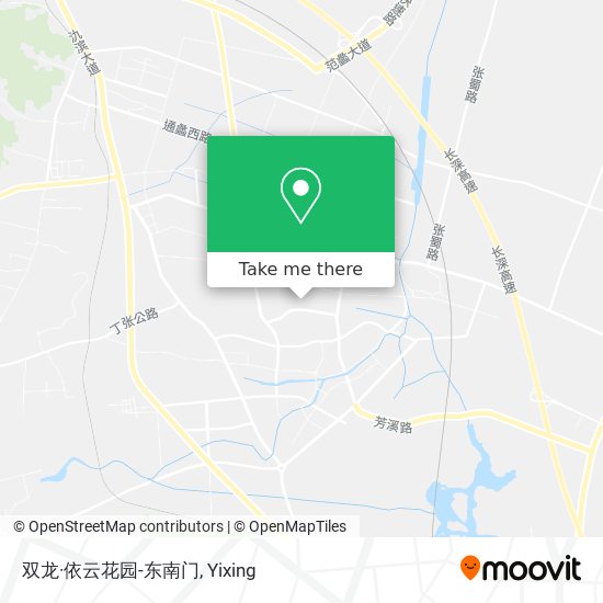 双龙·依云花园-东南门 map