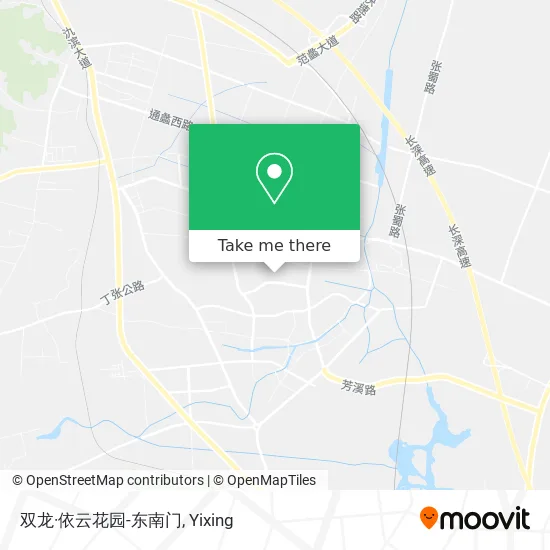 双龙·依云花园-东南门 map