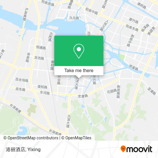 港丽酒店 map