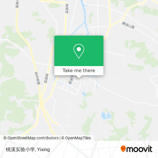桃溪实验小学 map
