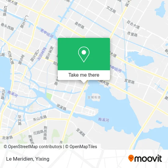 Le Meridien map