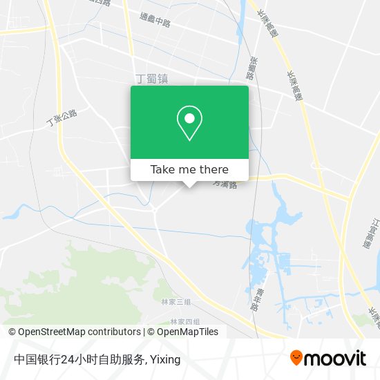中国银行24小时自助服务 map