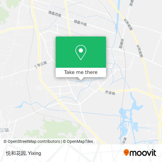 悦和花园 map