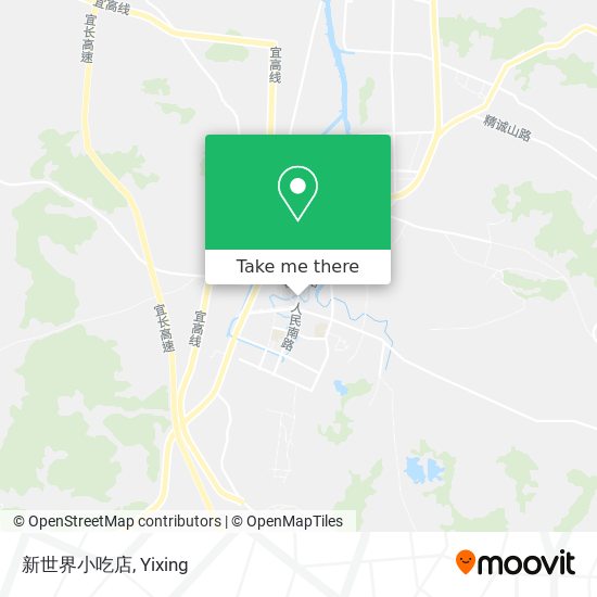 新世界小吃店 map