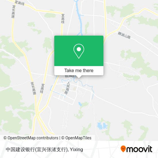 中国建设银行(宜兴张渚支行) map