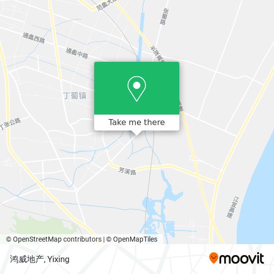 鸿威地产 map