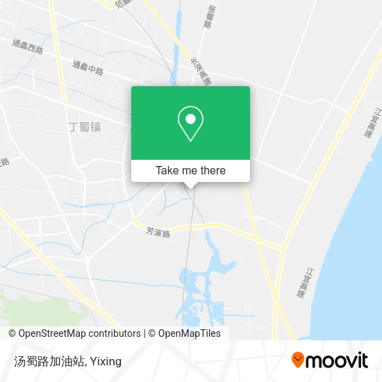汤蜀路加油站 map