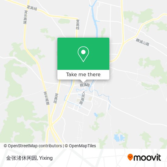 金张渚休闲园 map