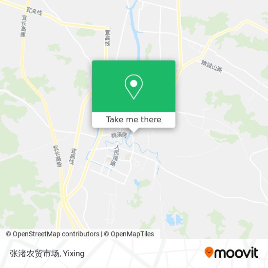张渚农贸市场 map