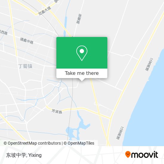 东坡中学 map