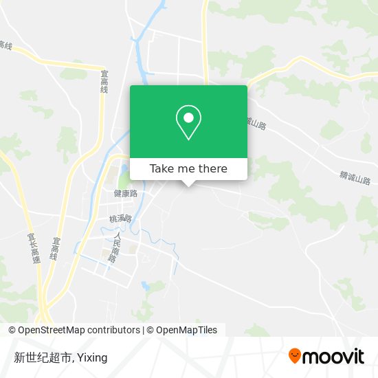 新世纪超市 map