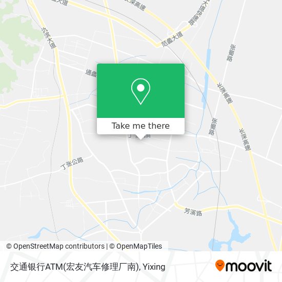 交通银行ATM(宏友汽车修理厂南) map