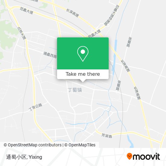 通蜀小区 map