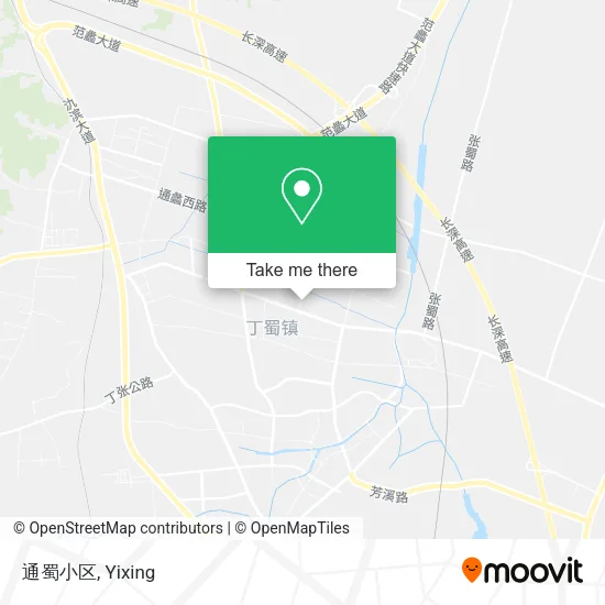 通蜀小区 map