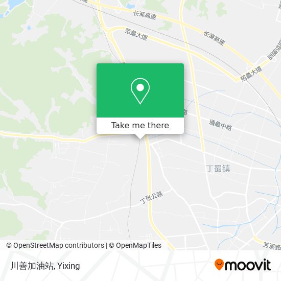 川善加油站 map
