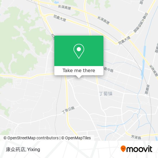 康众药店 map