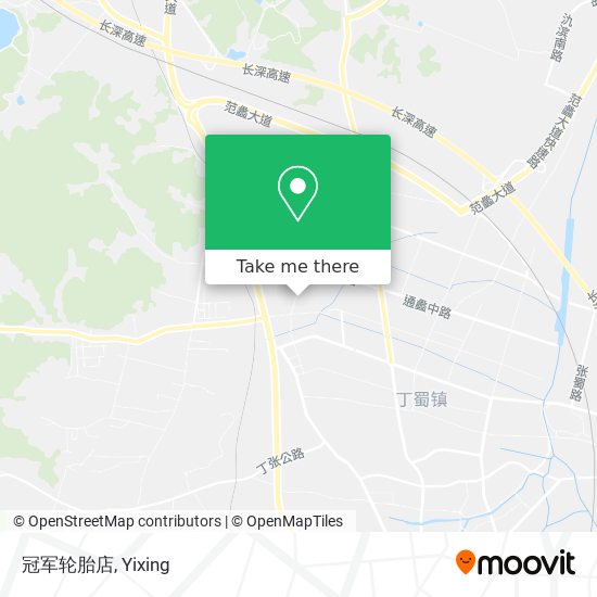 冠军轮胎店 map