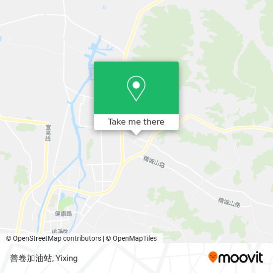 善卷加油站 map