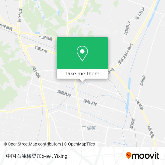 中国石油梅梁加油站 map