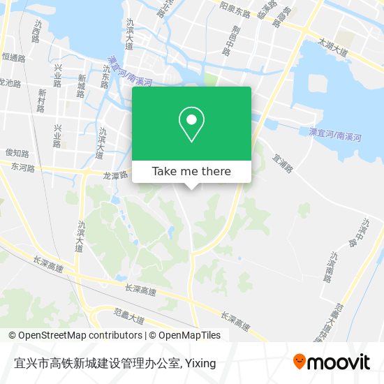 宜兴市高铁新城建设管理办公室 map