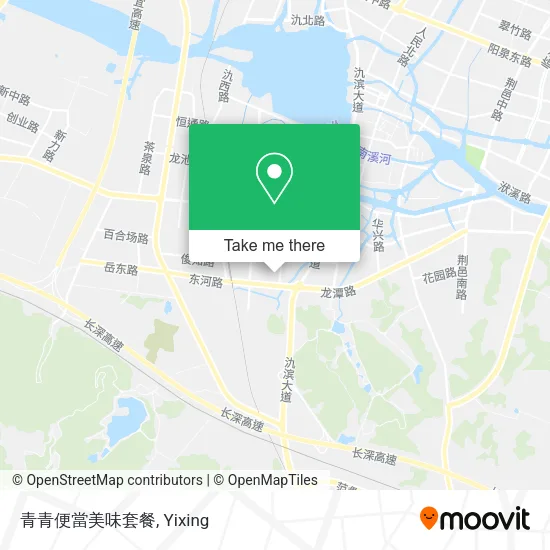 青青便當美味套餐 map